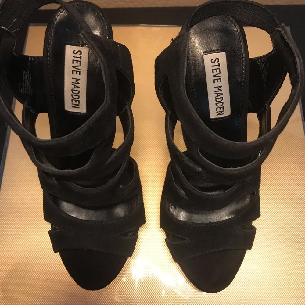 Black Strap Steve Madden-Brand New
